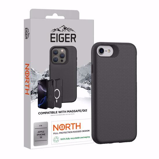 Picture of Eiger Eiger North Magsafe Case for Apple iPhone SE in Black
